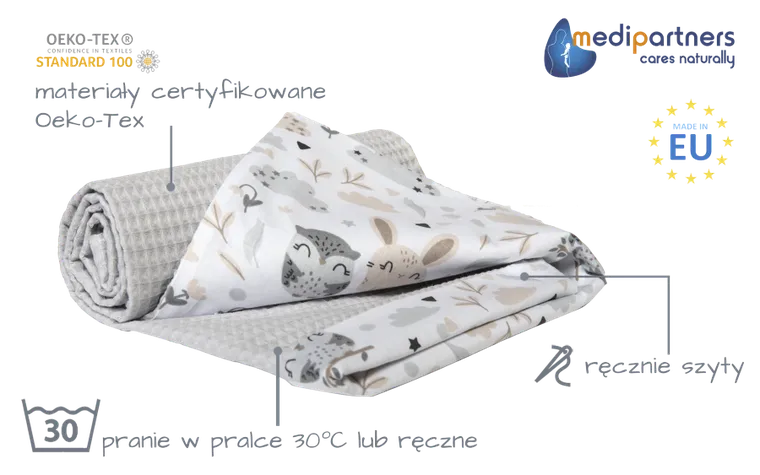 Medi Partners, Polana, kocyk, wafel, 75-100 cm