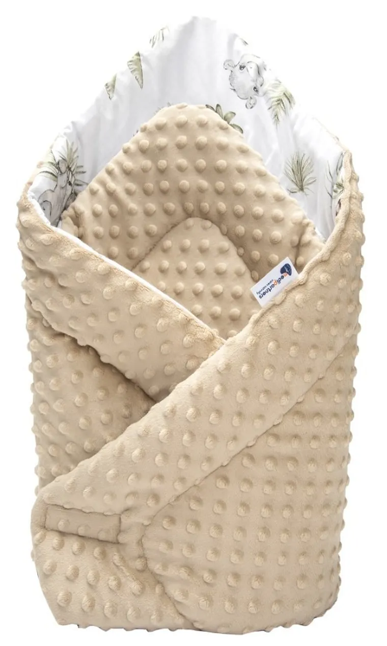 Medi Partners, Safari, rożek, becik, Minky, 75-75 cm