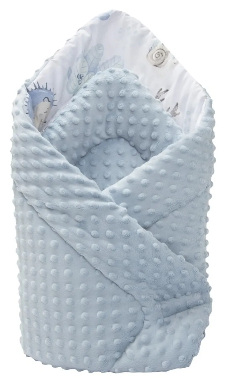 Medi Partners, Sarny, Jeż, rożek, becik, minky, 75-75 cm