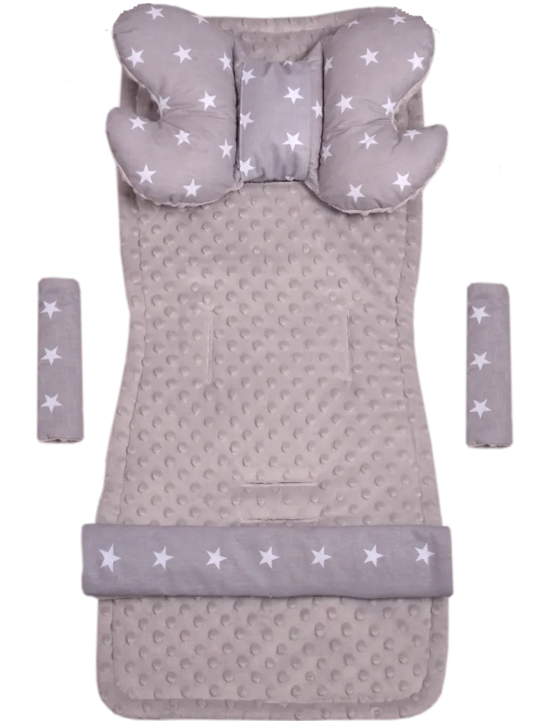 Medi Partners, Stars, wkładka do wózka, zestaw, 4 elementy