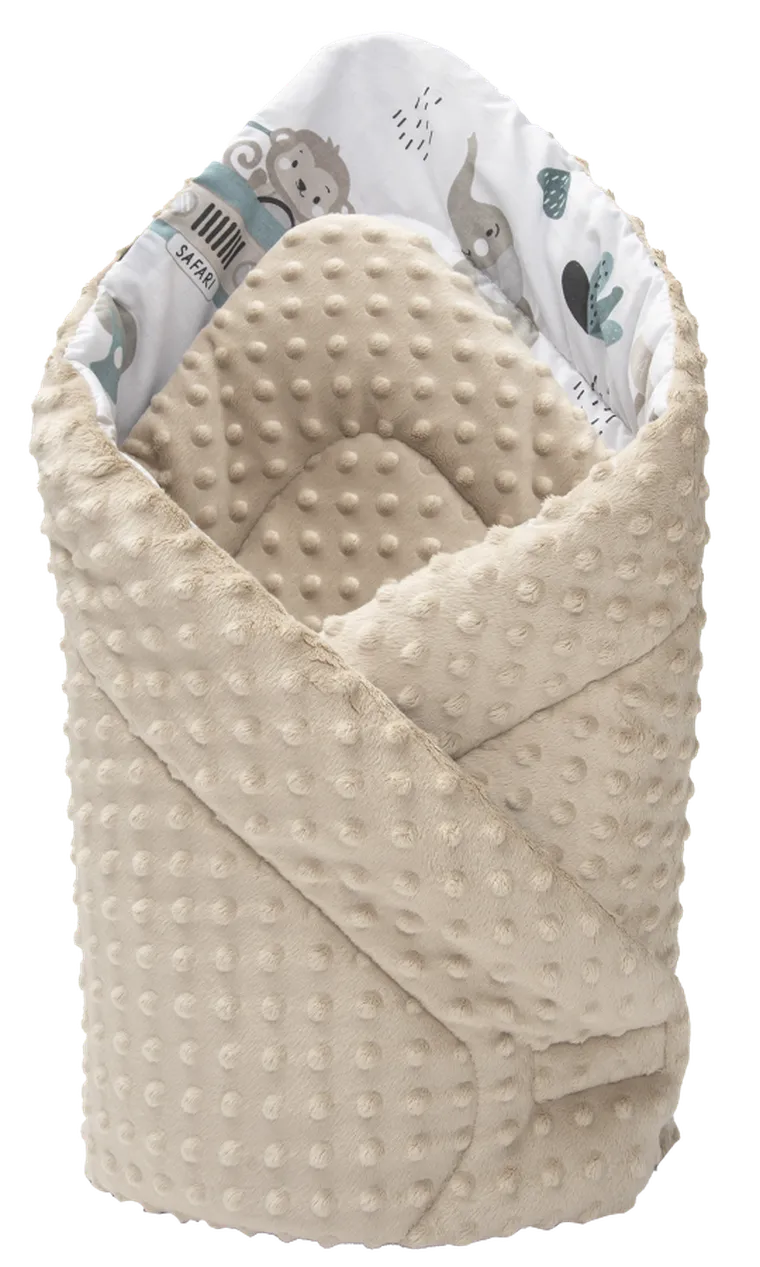 Medi Partners, Zoo, rożek niemowlęcy, minky, 75-75 cm