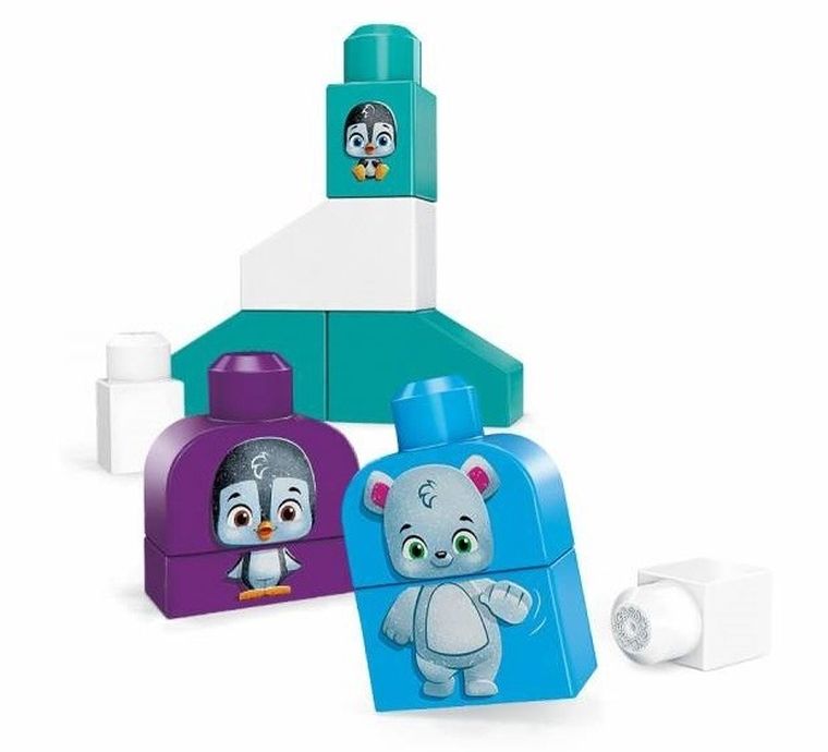 MEGA Bloks, Ekoprzyjaciele Polarne zwierzątka, ekoklocki, zestaw dla malucha