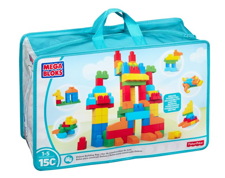 MEGA Bloks, torba deluxe, klocki, 150 elementów