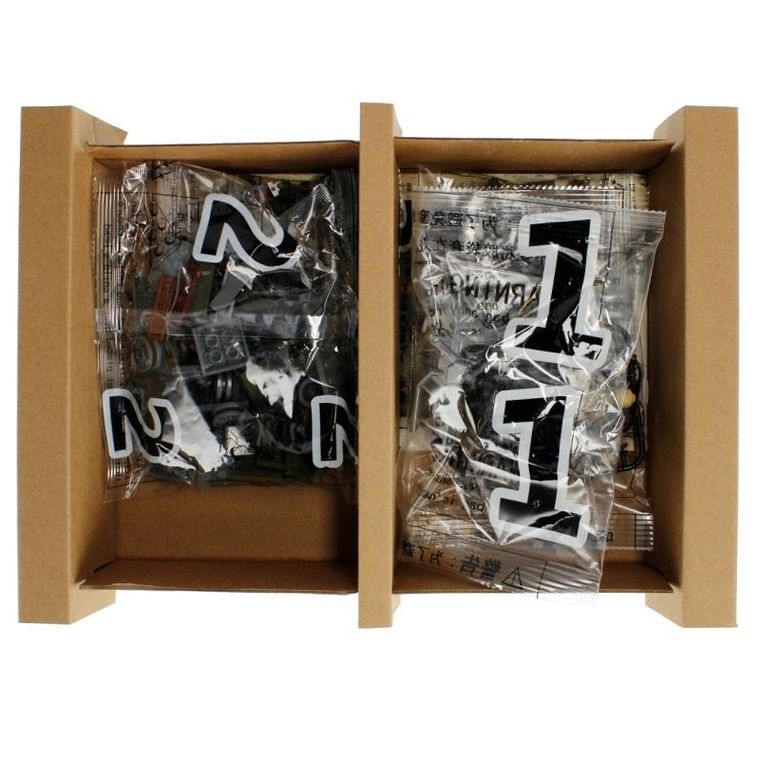 Mega Creative, klocki konstrukcyjne, wojsko, 251 elementów