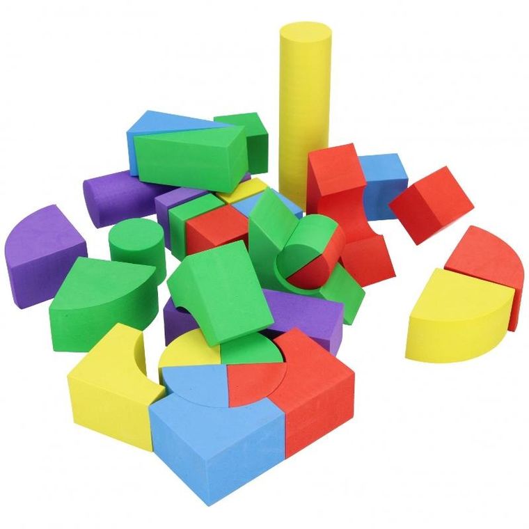 Mega Creative, klocki piankowe, 47 elementów