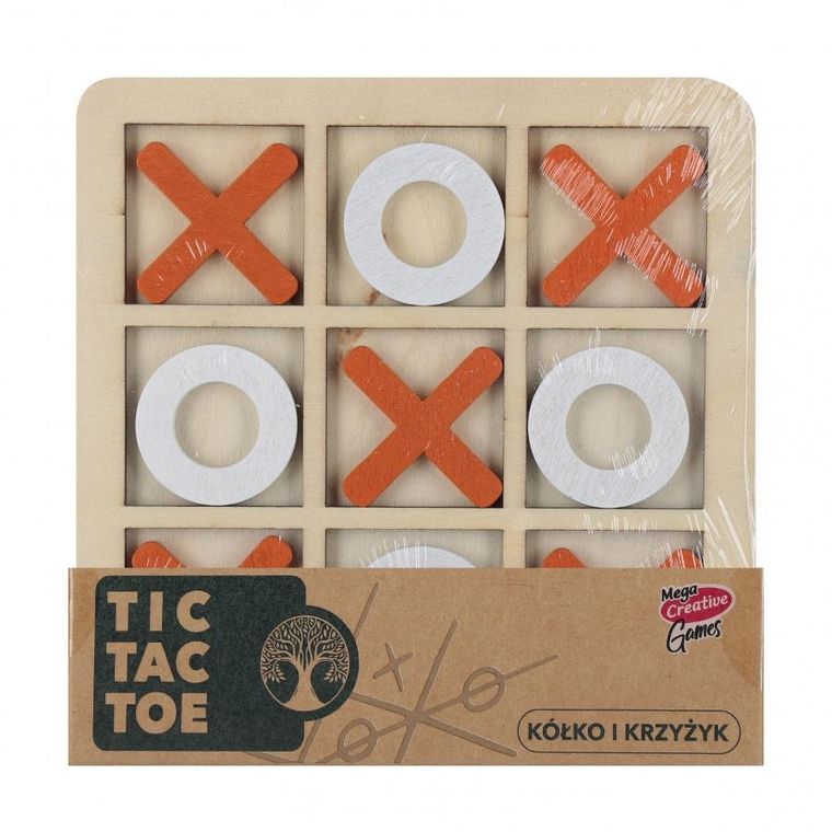 Mega Creative, Kółko i Krzyżyk, drewniana łamigłówka