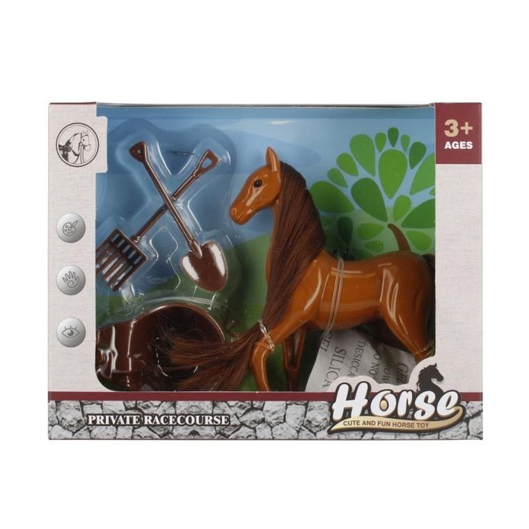 Mega Creative, koń, figurka z akcesoriami, 12 cm