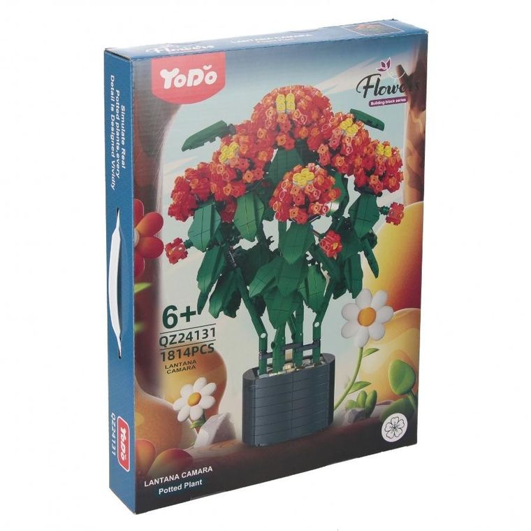 Mega Creative, Kwiaty, klocki konstrukcyjne, 1814 elementów