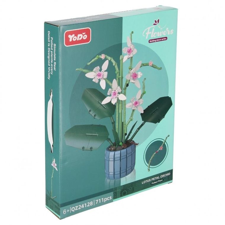 Mega Creative, Kwiaty, klocki konstrukcyjne, 711 elementów