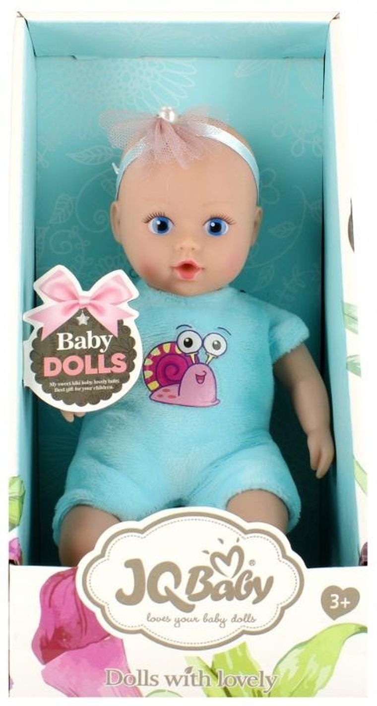 Mega Creative, lalka bobas, miękka, niebieska, 23 cm