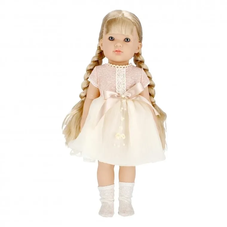 Mega Creative, lalka bobas, tiulowa sukienka z perełkami, 40 cm