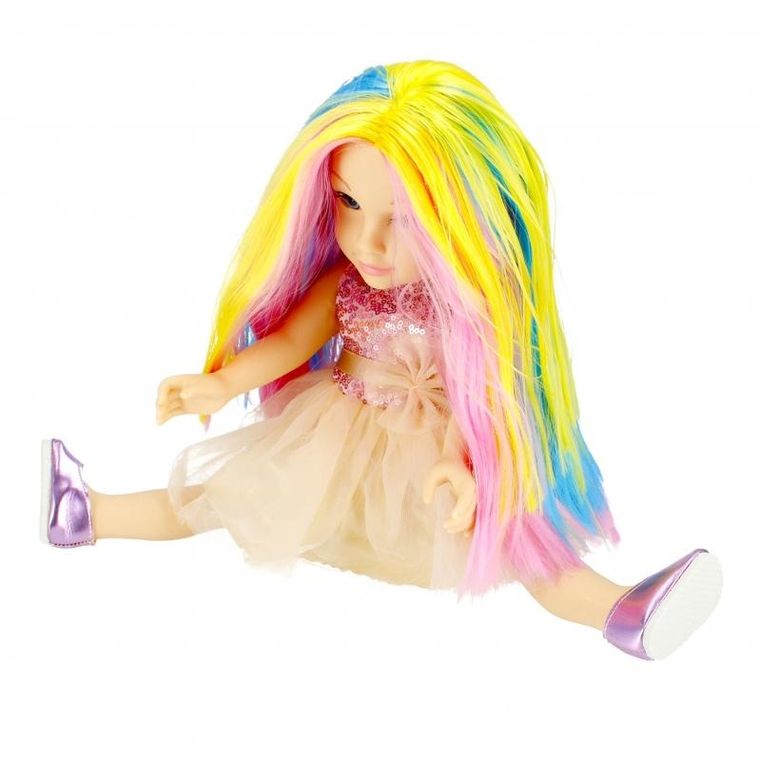 Mega Creative, lalka z kolorowymi włosami, 45 cm