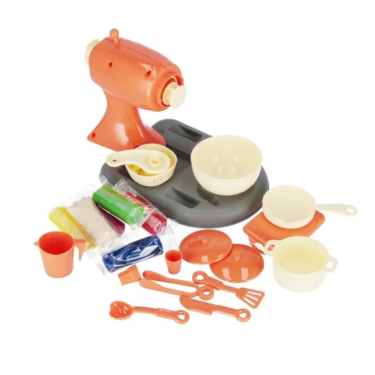 Mega Creative, masa plastyczna z akcesoriami, makaron