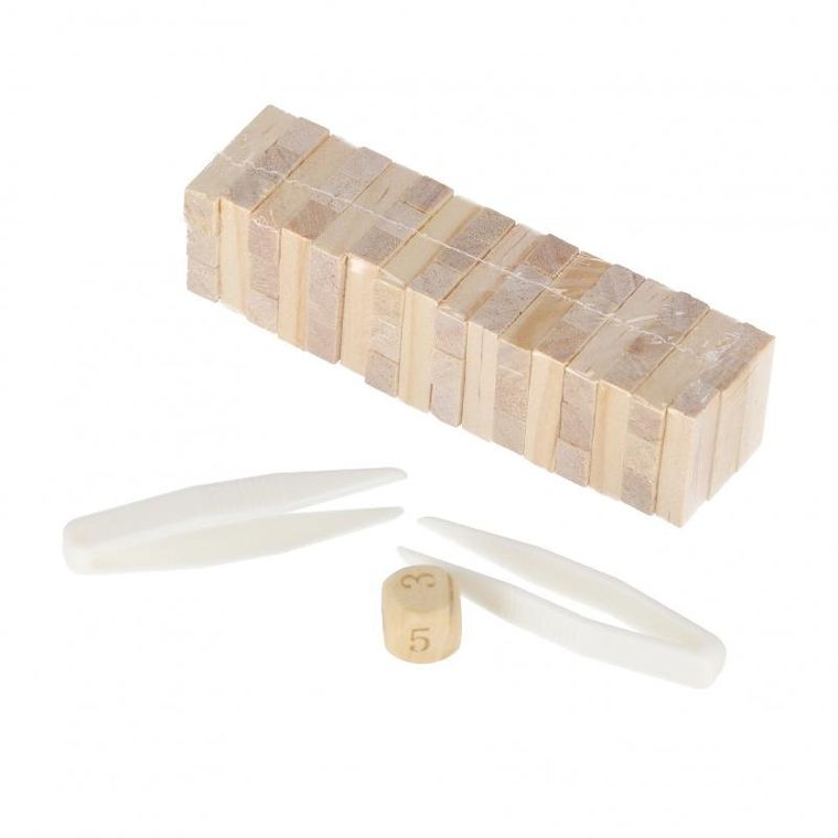 Mega Creative, mini drewniana wieża, gra zręcznościowa