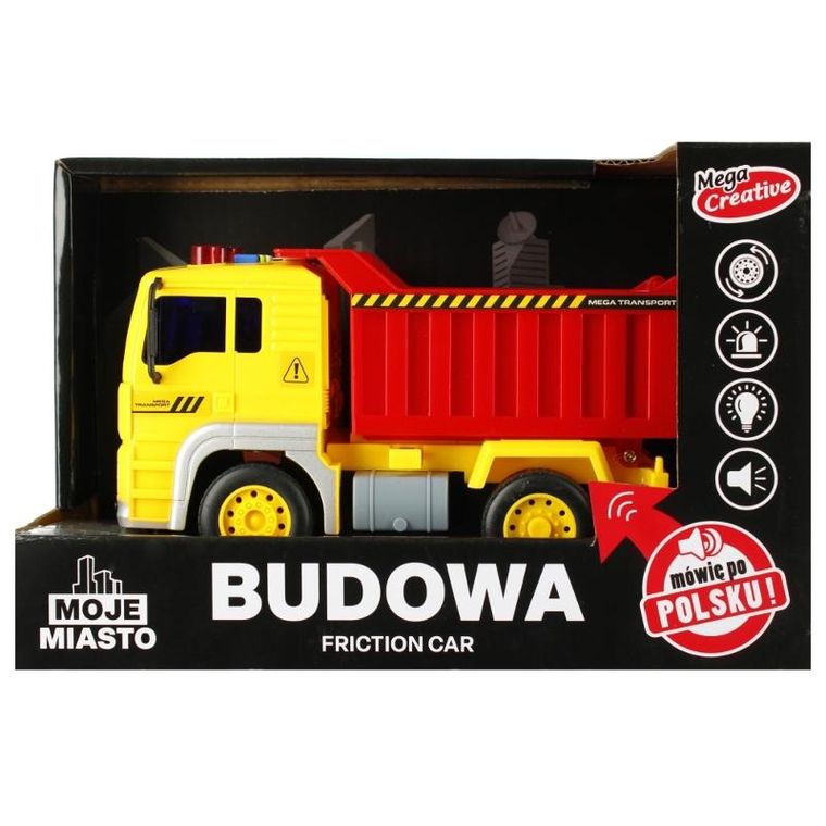 Mega Creative, Moje Miasto, auto ciężarowe budowlane