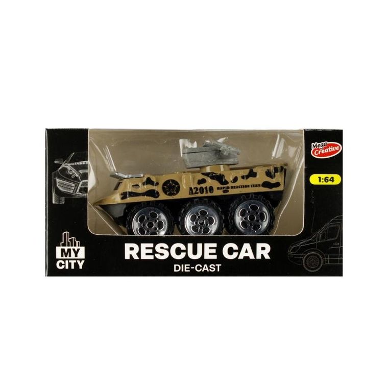 Mega Creative, Moje Miasto, metalowy pojazd ratunkowy