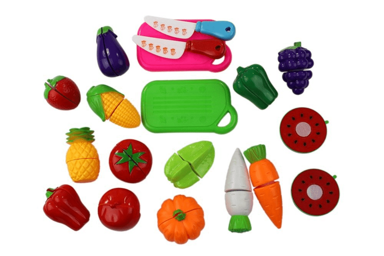Mega Creative, owoce i warzywa do krojenia, zestaw