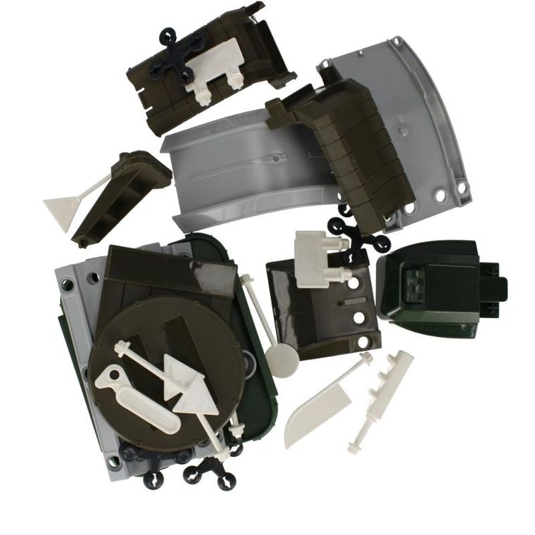 Mega Creative, parking wojskowy z metalowymi akcesoriami