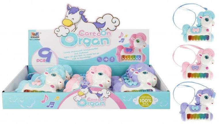Mega Creative, pianinko, jednorożec, 12 cm