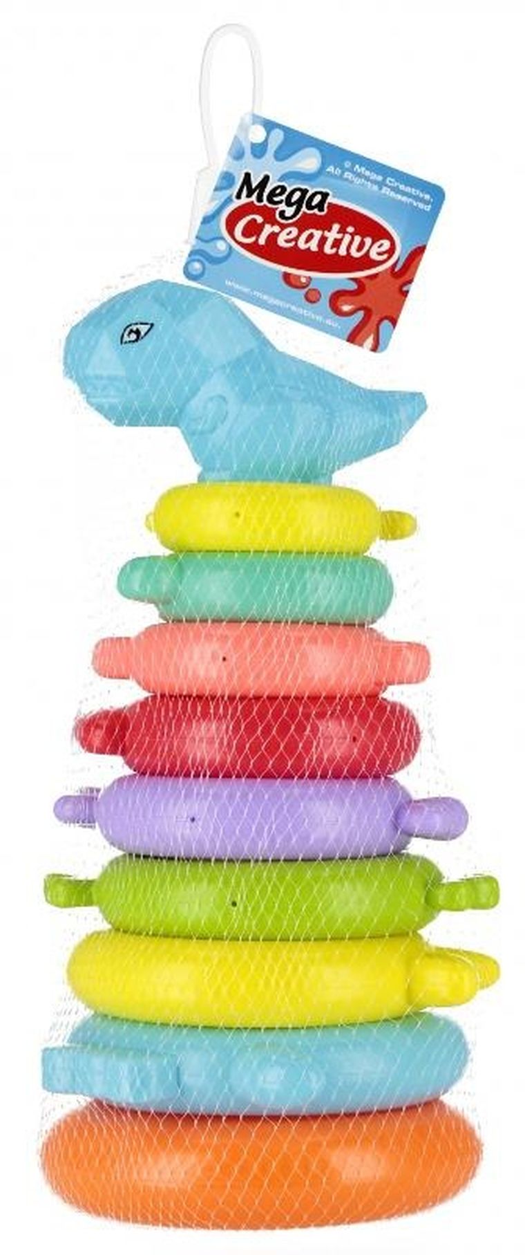 Mega Creative, piramidka z dinozaurem, 12 elementów