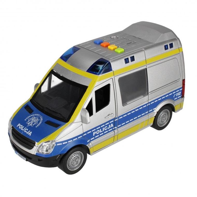 Mega Creative, policja, pojazd ze światłem i dźwiękiem