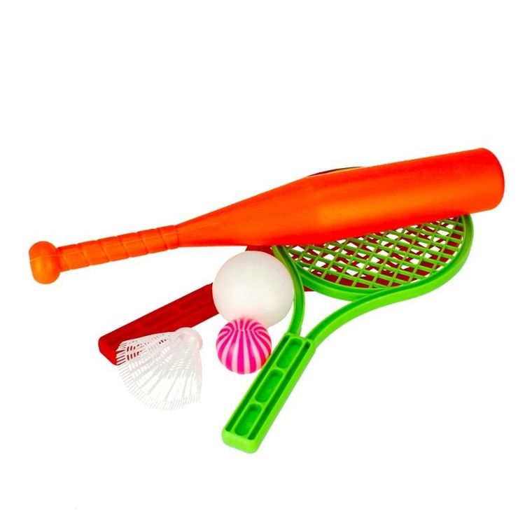 Mega Creative, rakietki do tenisa i badmintona, kij do baseball, 3w1