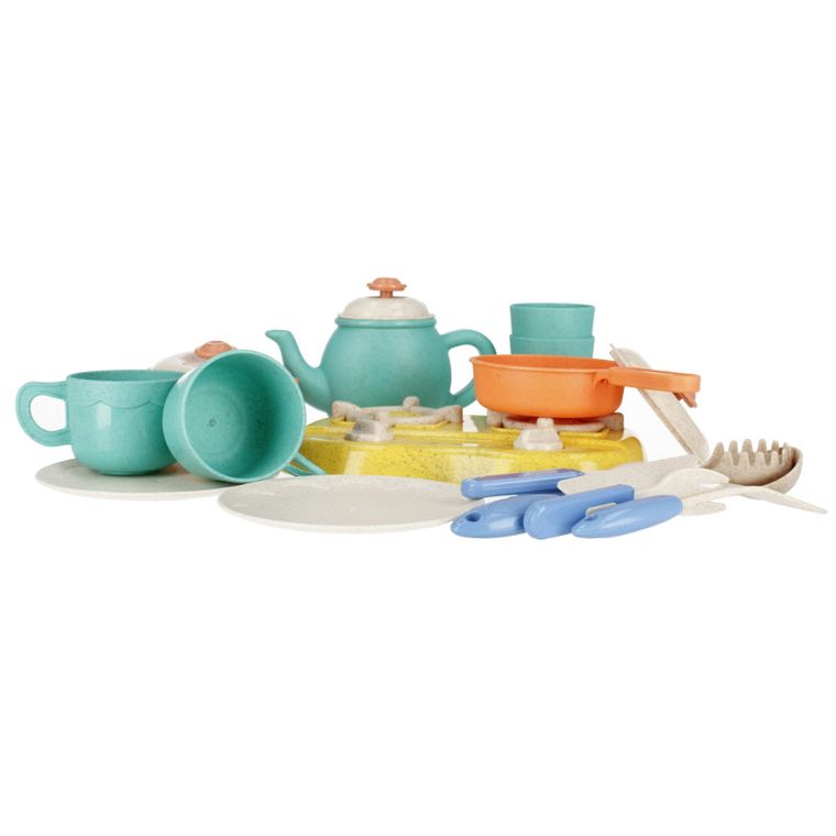 Mega Creative, serwis kawowy, zestaw akcesoriów kuchennych z kuchenką