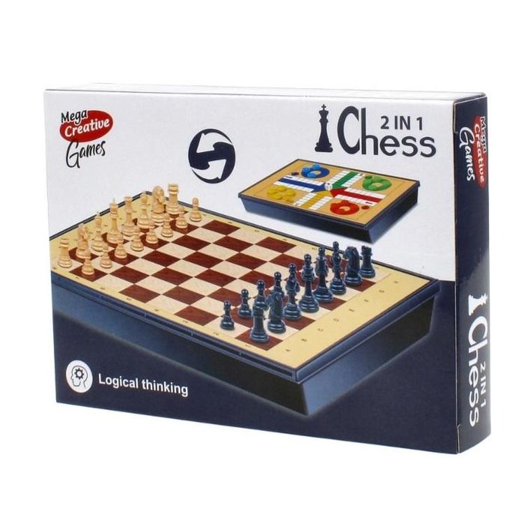 Mega Creative, Szachy, Chińczyk, gra familijna, 2w1