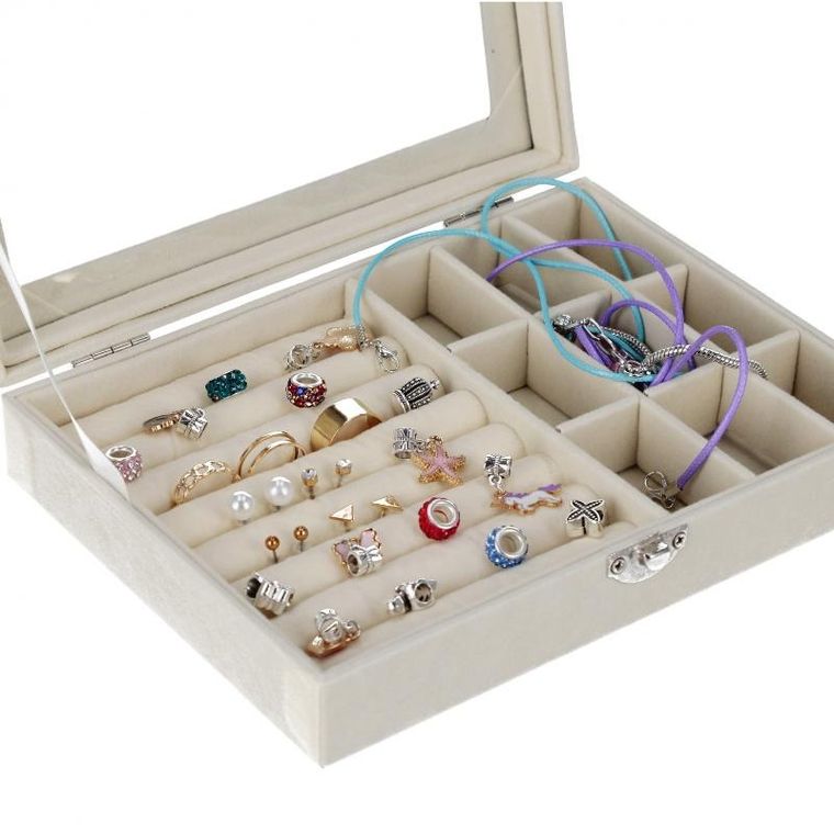 Mega Creative, szkatułka na biżuterię w ozdobnej torebce