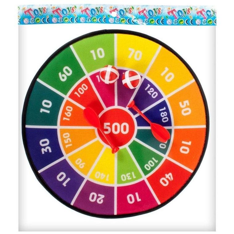 Mega Creative, tarcza z rzutkami na rzep