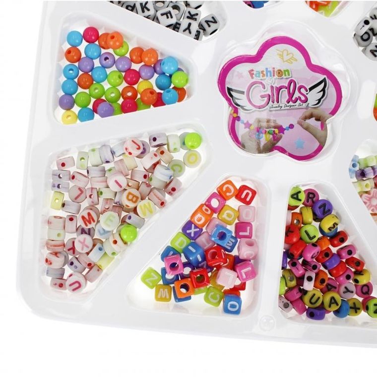 Mega Creative, zestaw koralików do nawlekania