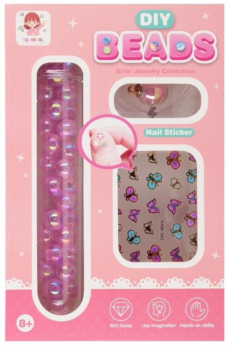 Mega Creative, zestaw koralików do nawlekania