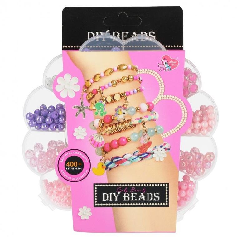 Mega Creative, zestaw koralików do towrzenia biżuterii