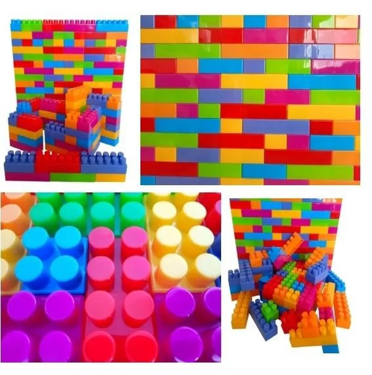 Mejpol, klocki konstrukcyjne, 100 elementów