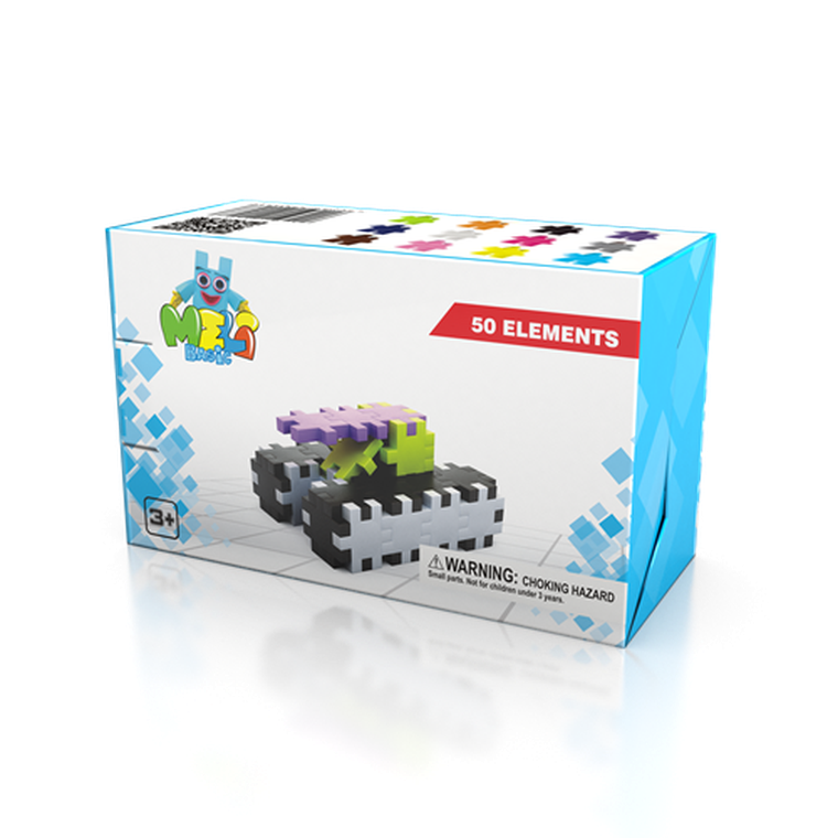 Meli, Basic, klocki konstrukcyjne, 50 elementów