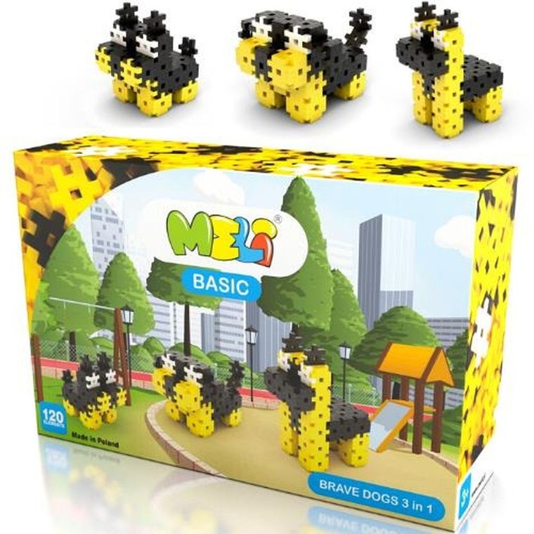 Meli, Brave Dogs, klocki, 120 elementów