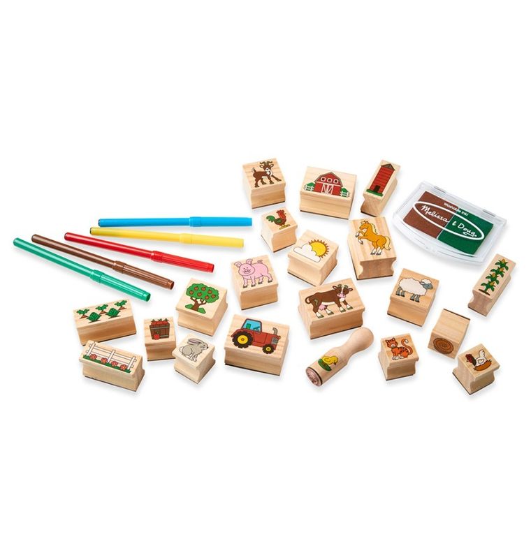 Melissa & Doug, Farma, pieczątki