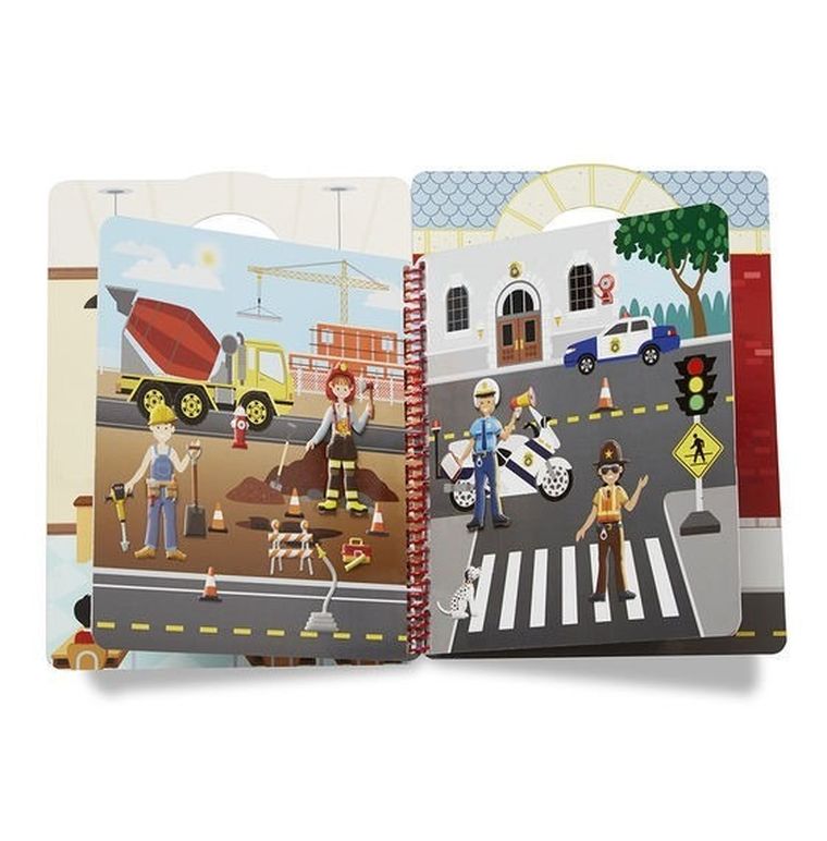 Melissa & Doug, książka z wielorazowymi naklejkami wypukłymi