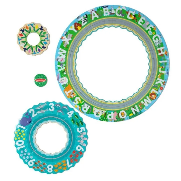 Melissa & Doug, Rround the Shore, puzzle podłogowe, 48 elementów