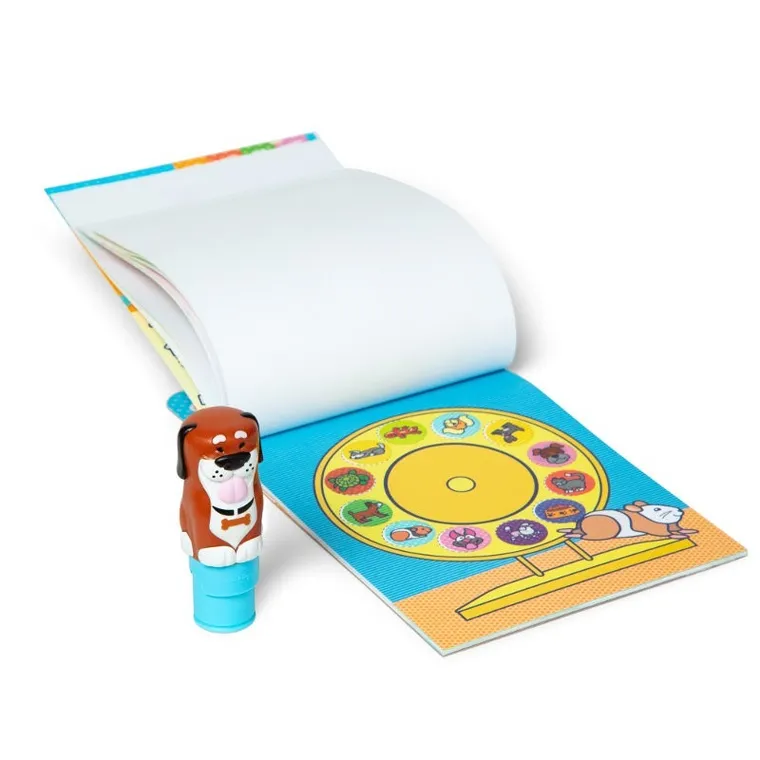 Melissa & Doug, Sticker Wow! stempel z naklejkami, pies