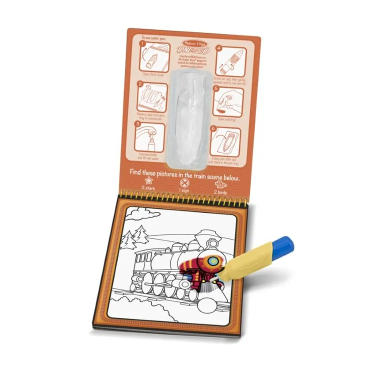 Melissa & Doug, Water Wow! kolorowanka wodna, Pojazdy