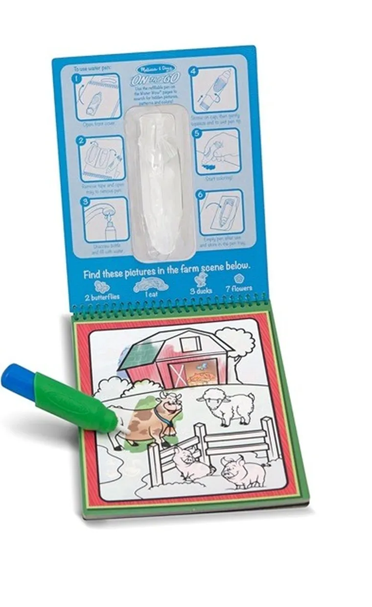 Melissa & Doug, Water Wow! kolorowanka wodna, Zwierzęta