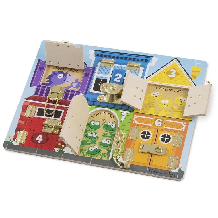Melissa & Doug, Zatrzaski, zabawka manualna