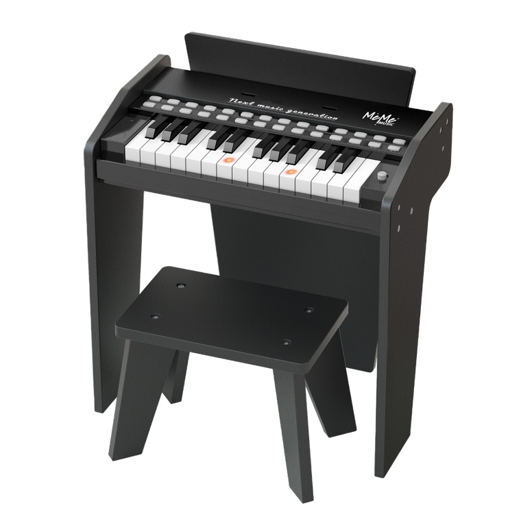 MeMe, drewniane pianino elektroniczne, 25 klawiszy
