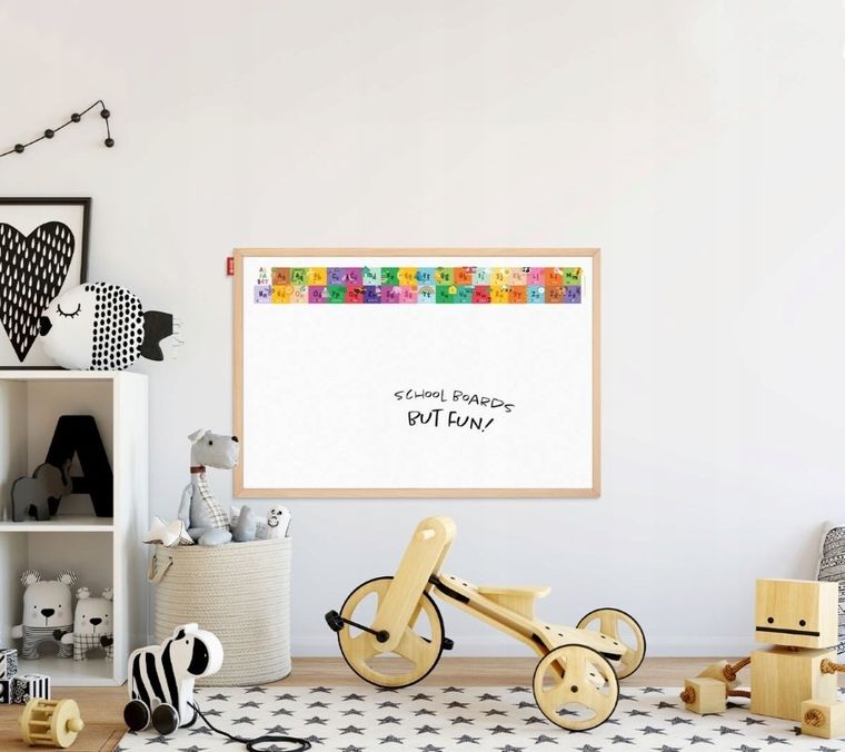 Memobe, Alphabet adventure! tablica edukacyjna, 60-40 cm