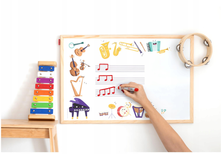 Memobe, Music adventure! tablica edukacyjna, 60-40 cm