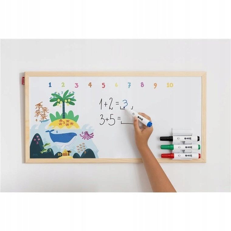 Memobe, Numbers adventure! tablica edukacyjna, 60-40 cm