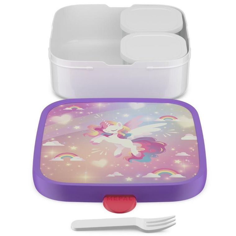Mepal, Campus, Bento, lunchbox, large, Unicorn Glow