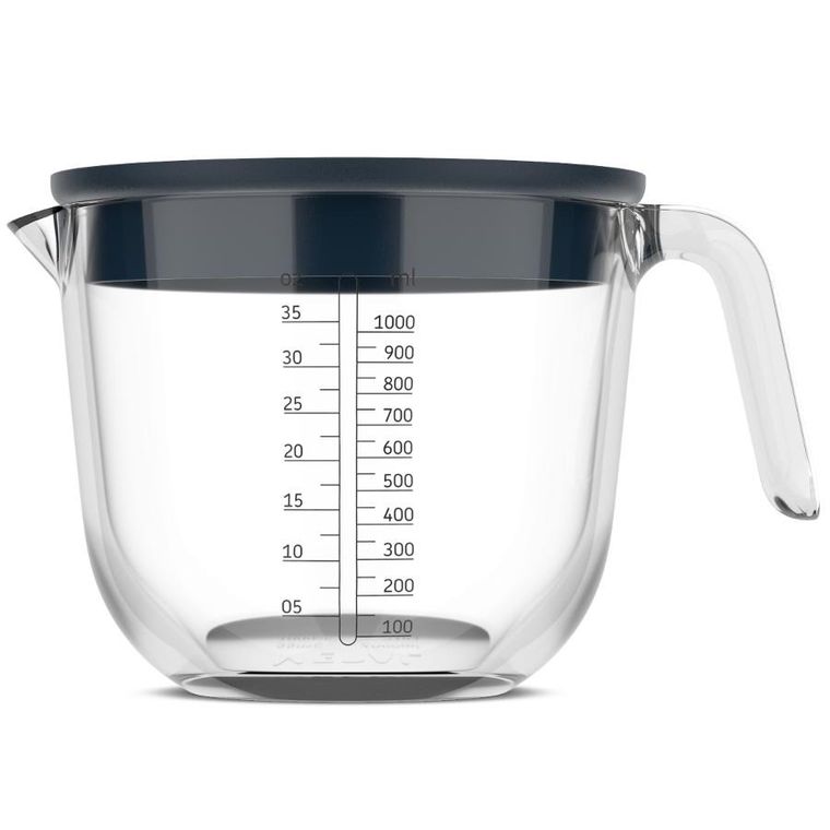 Mepal, Chef It, dzbanek z miarką i pokrywką, Navy, 1000 ml