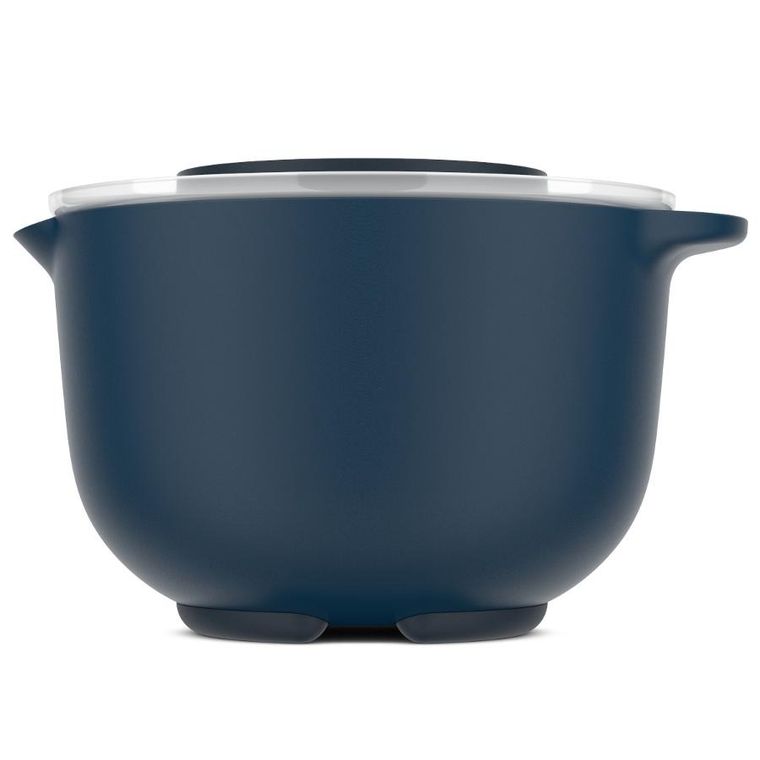 Mepal, Chef It, miska do miksowania z pokrywą odporną na rozchlapywanie, Navy, 3000 ml